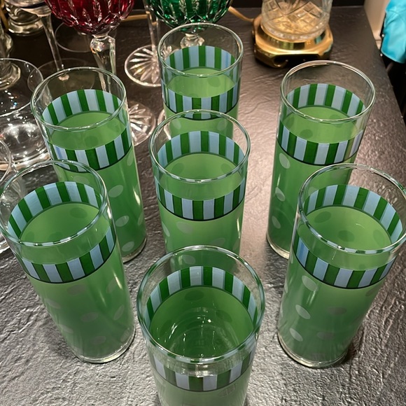 Southern Living at Home iced teas glasses, set of 7. - Picture 2 of 3